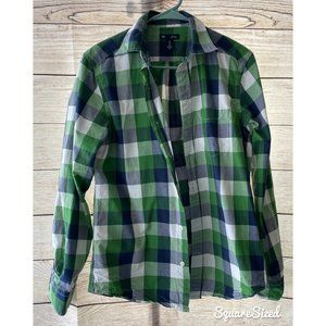 Gap Men's Classic Fit Poplin button down plaid S